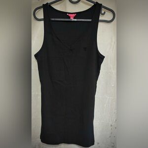 Guess-Black Sleeveless V-Neck Top-Size Large-NWOT
